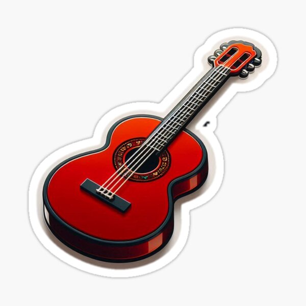 Item preview, Eras Tour Dark Red Classical Guitar l Taylor Swift designed and sold by itsMsCute.