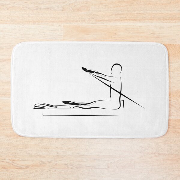 Item preview, Rowing on the reformer pilates pose designed and sold by sashica.