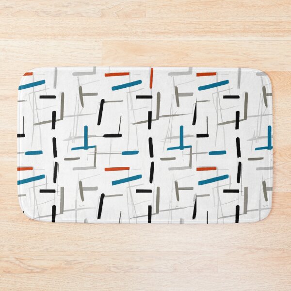Item preview, Geometric Line seamless Pattern with Colorful Accents designed and sold by MrDRK1536.