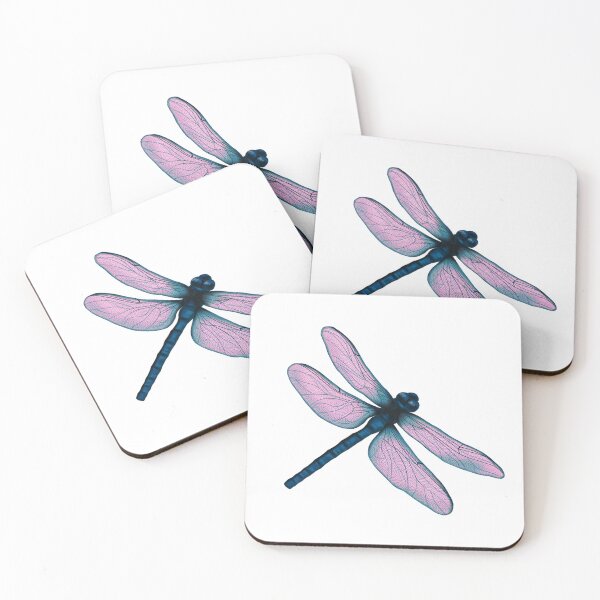 Item preview, Pink Dragonfly Illustration designed and sold by Shui-art.