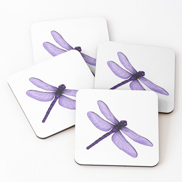 Item preview, Purple Dragonfly illustration  designed and sold by Shui-art.