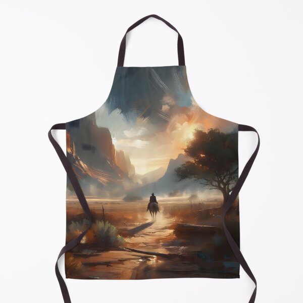 Item preview, Lonely Rider at Sunset: A Journey through the Western Frontier designed and sold by CitrineLinker.