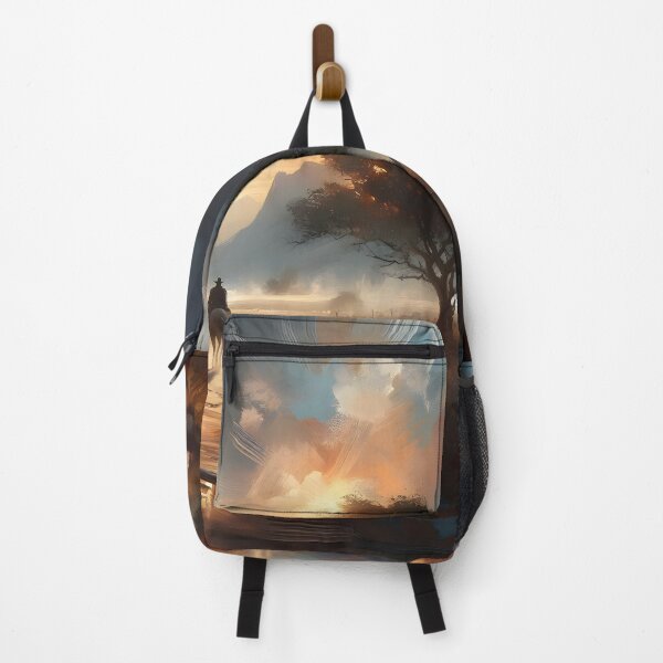 Item preview, Lonely Rider at Sunset: A Journey through the Western Frontier designed and sold by CitrineLinker.