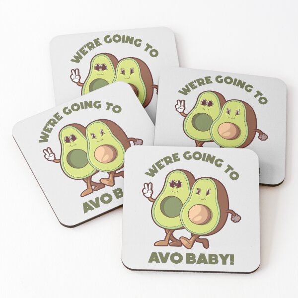 Item preview, We're going to avo baby - cute avo couple pregnancy announcement designed and sold by messy-nessie.