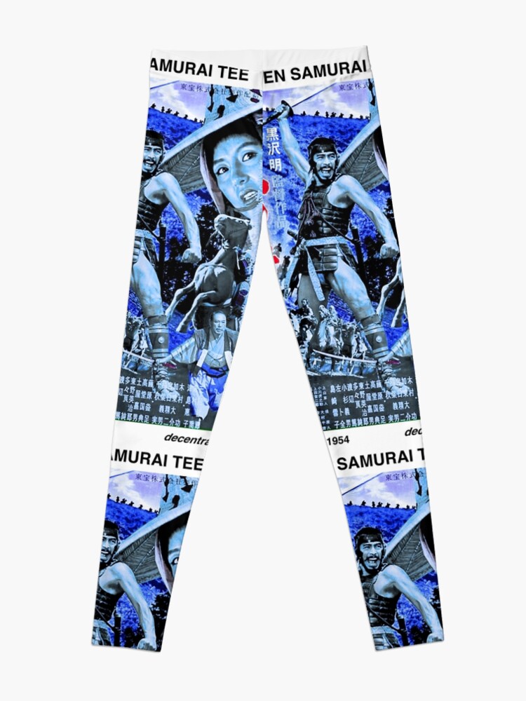 Alternate view of SEVEN SAMURAI FAN SHIRT - Akira Kurosawa Leggings