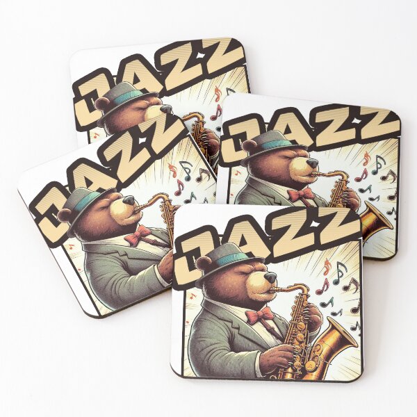 Item preview, A Jazz Bear designed and sold by RiceArtShop.