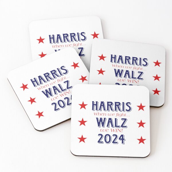 Item preview, Harris Walz When we fight we win! Campaign Slogan designed and sold by MossyMaine.