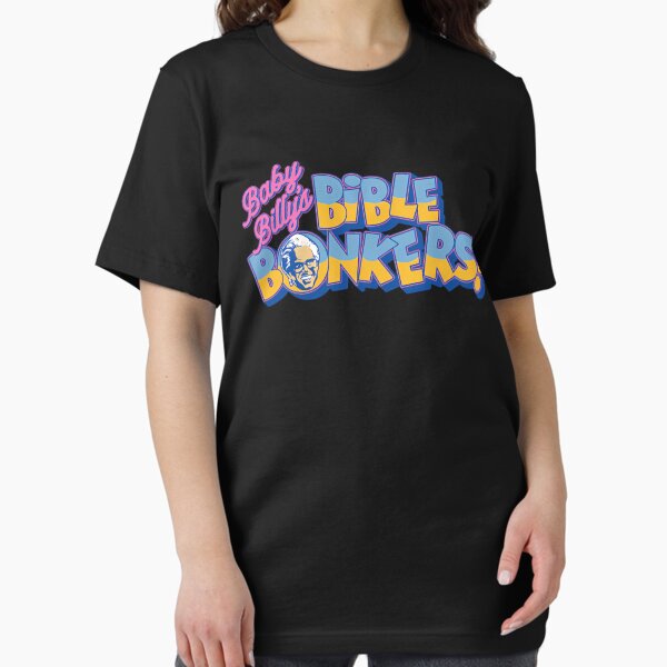 Vista previa del artículo con la obra «Logotipo del programa de juegos Bonkers de la Biblia de Baby Billy», diseñado y vendido por TarraLGraham.