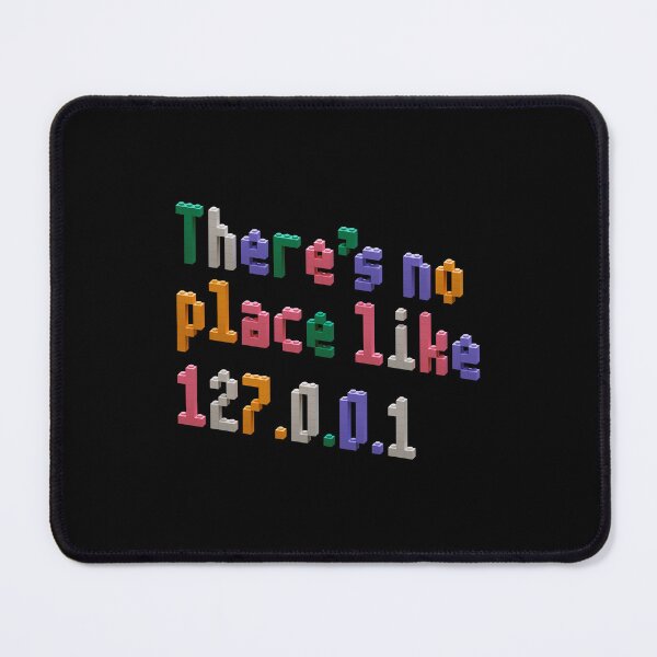 Item preview, 'There's no place like 127.0.0.1' Brick Puzzle Typography designed and sold by trepiu.
