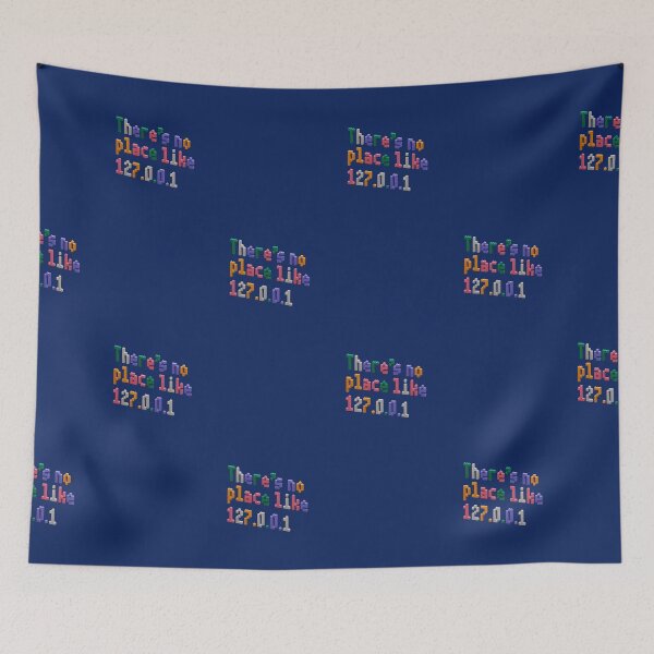 Item preview, 'There's no place like 127.0.0.1' Brick Puzzle Typography designed and sold by trepiu.