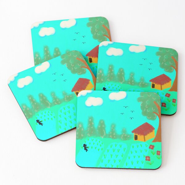 Item preview, Rice fields designed and sold by Nuynuyshop.