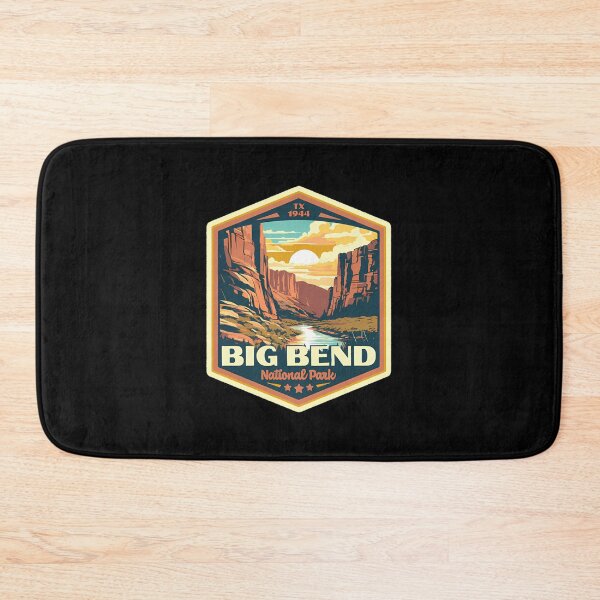 Item preview, Big Bend National Park Vintage Wpa Style National Parks Art designed and sold by CaraRotter.