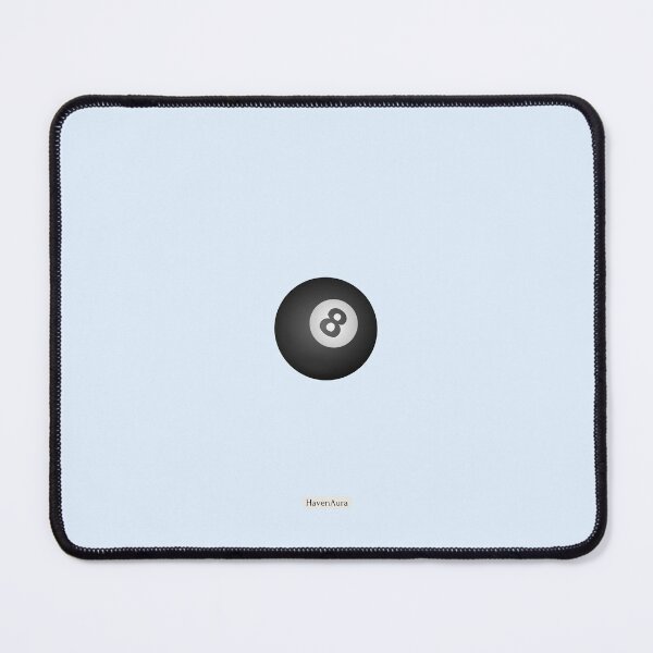 Item preview, Baby blue with black 8 ball designed and sold by HavenAura.