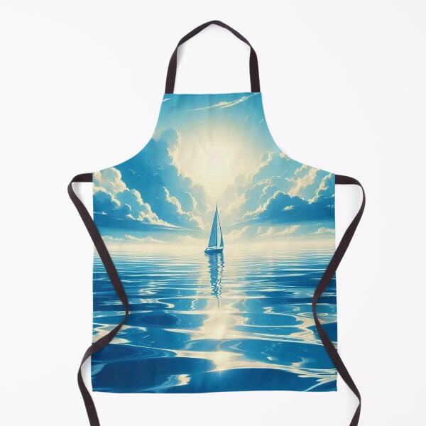 Item preview, Blue sea with clouds designed and sold by mahmoudfarrag.