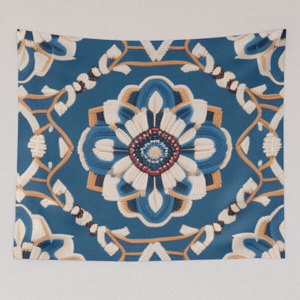 Item preview, Beaded floral design  designed and sold by Roxburylane.