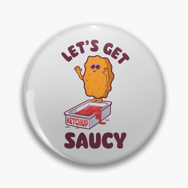 Item preview, Valentines - Let's get saucy (on light colors) designed and sold by messy-nessie.
