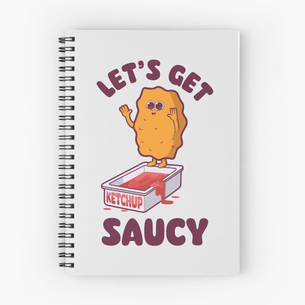 Item preview, Valentines - Let's get saucy (on light colors) designed and sold by messy-nessie.
