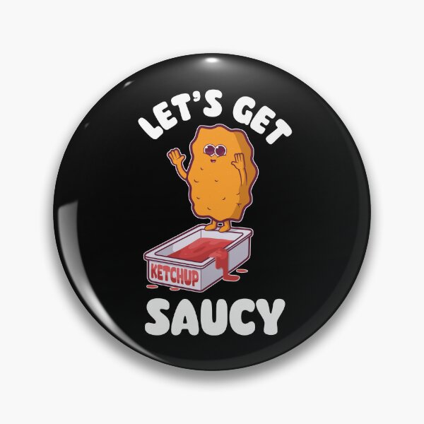 Item preview, Valentines - Let's get saucy (on dark colors) designed and sold by messy-nessie.