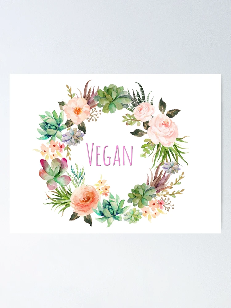Thumbnail 1 of 3, Poster, VEGAN designed and sold by sleepingpixiee.