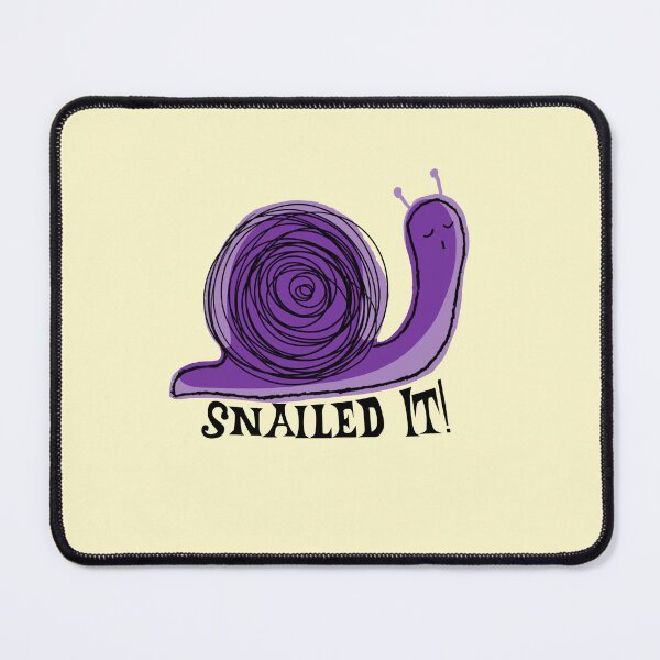 Item preview, Snail Nailed It Snailed It To Celebrate Success designed and sold by Amanda Webster.