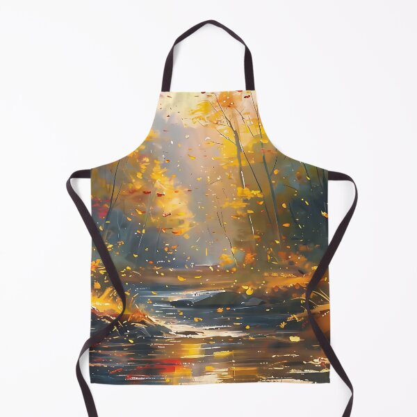 Item preview, Peaceful Stream in Autumn : Enchanting Fall Landscape designed and sold by UniGift.