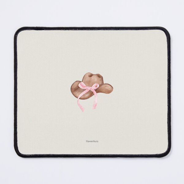 Item preview, Beige with pink bow brown Cowgirl hat designed and sold by HavenAura.