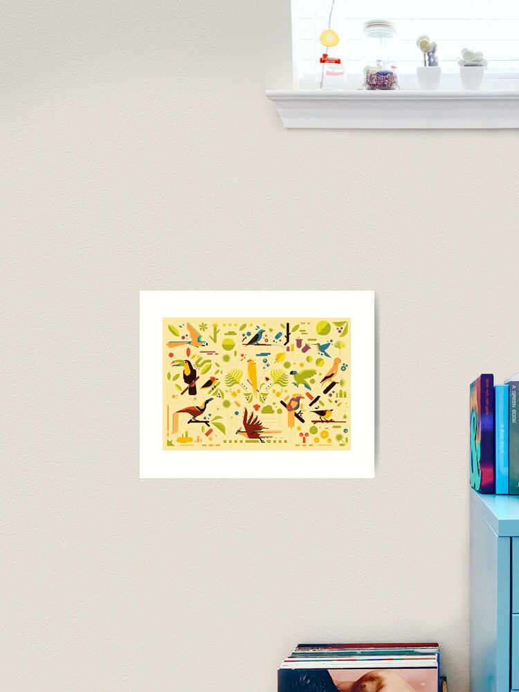 Thumbnail 2 von 3, Kunstdruck, Tropische Symphonie: Exotische designt und verkauft von TribalCodex.