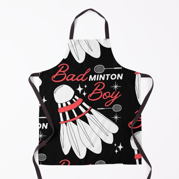 Item preview, Bad Boy Badminton Boy - Red on Black Version - Funny Puns Sport Men Shuttlecock designed and sold by Millusti.