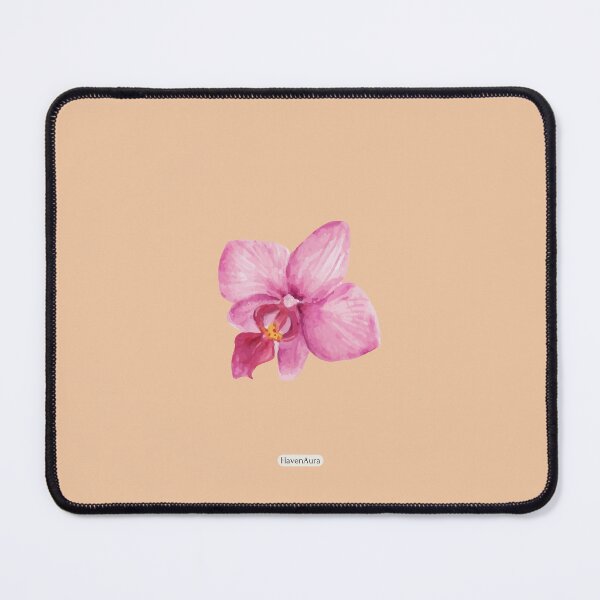 Item preview, orange with pink orchid Flower designed and sold by HavenAura.