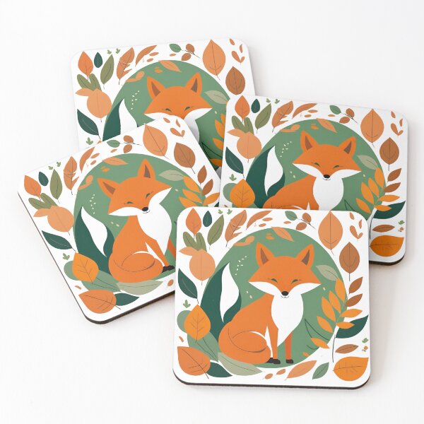 Item preview, Autumnal Wildlife Wonders - Enchanting Fall Animal Art designed and sold by MiszungART.