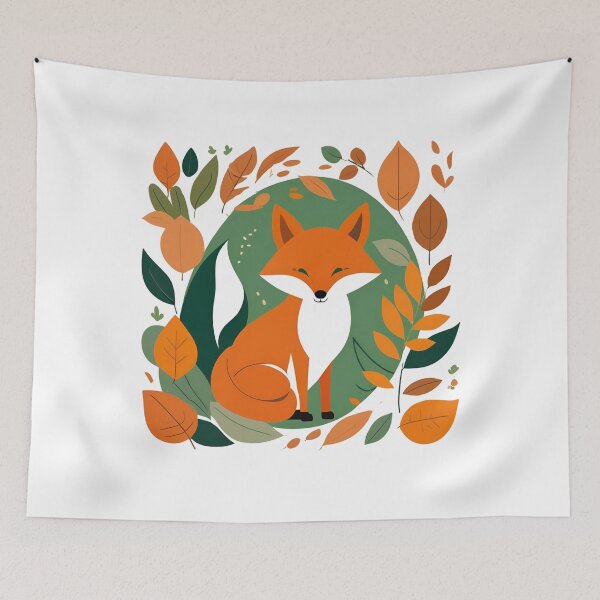 Item preview, Autumnal Wildlife Wonders - Enchanting Fall Animal Art designed and sold by MiszungART.