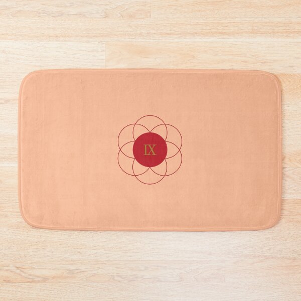 Item preview, Infinity Circles | Cherry Red & Peach Fuzz  designed and sold by Divine Design.