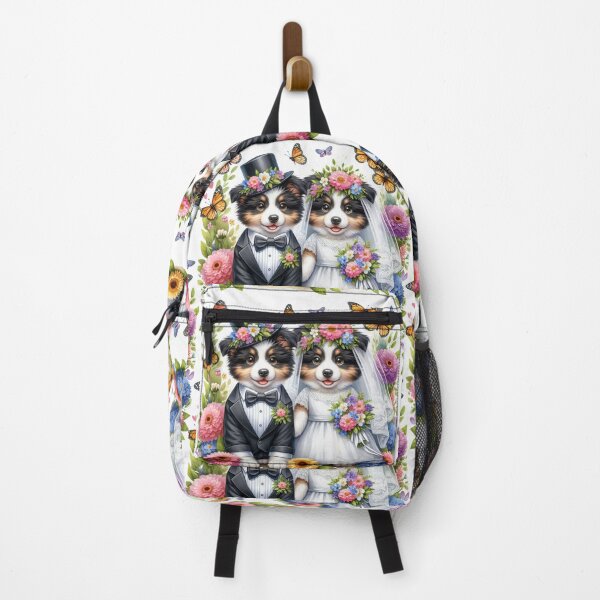 Item preview, Just Married Border Collie Couple designed and sold by Wags & Tails.