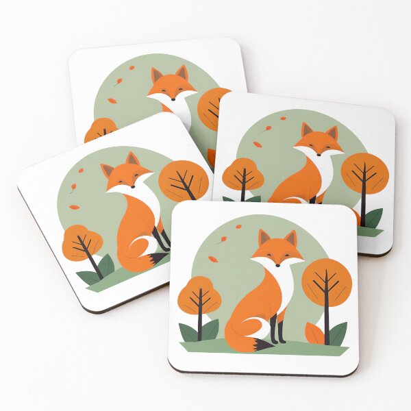 Item preview, Autumnal Wildlife Wonders - Enchanting Fall Animal Art designed and sold by MiszungART.