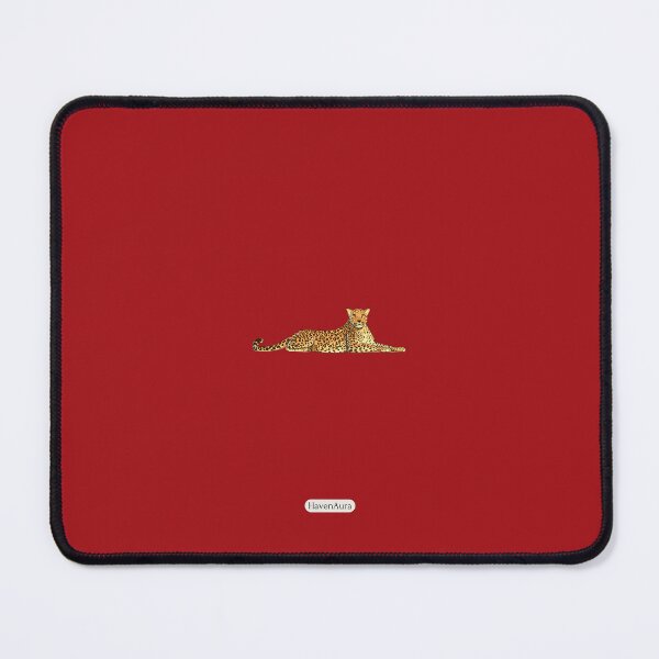 Item preview, red with gold Leopard designed and sold by HavenAura.