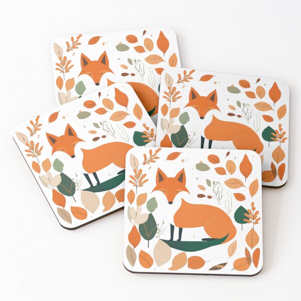 Item preview, Autumnal Wildlife Wonders - Enchanting Fall Animal Art designed and sold by MiszungART.