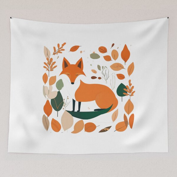Item preview, Autumnal Wildlife Wonders - Enchanting Fall Animal Art designed and sold by MiszungART.
