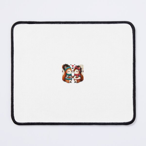 Item preview, Creative Squirrel Couples Winter Love designed and sold by STICKART-FACTOR.