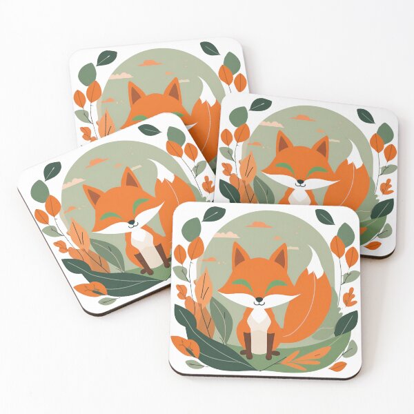 Item preview, Autumnal Wildlife Wonders - Enchanting Fall Animal Art designed and sold by MiszungART.