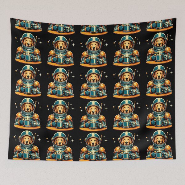 Item preview, Knight Golden Retriever Dog funny vintage t-shirts designed and sold by PAVOXAR.