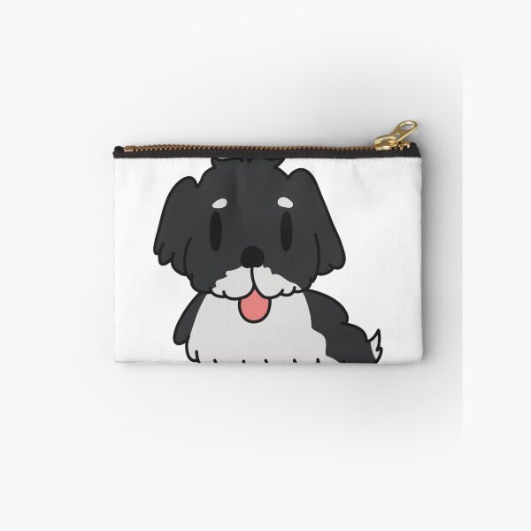 Item preview, Cute, fluffy black and white dog  designed and sold by BlueberryBrown.