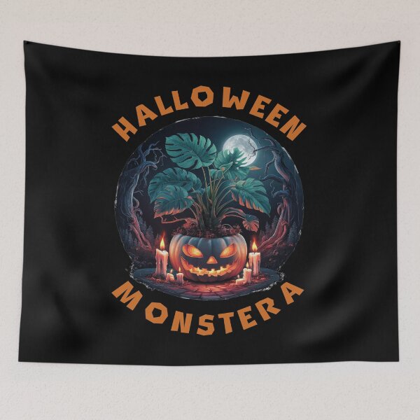 Item preview, Halloween Monstera designed and sold by LittleMagicShop.
