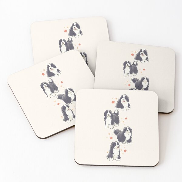 Item preview, bearded collie dogs designed and sold by Artofmayara.
