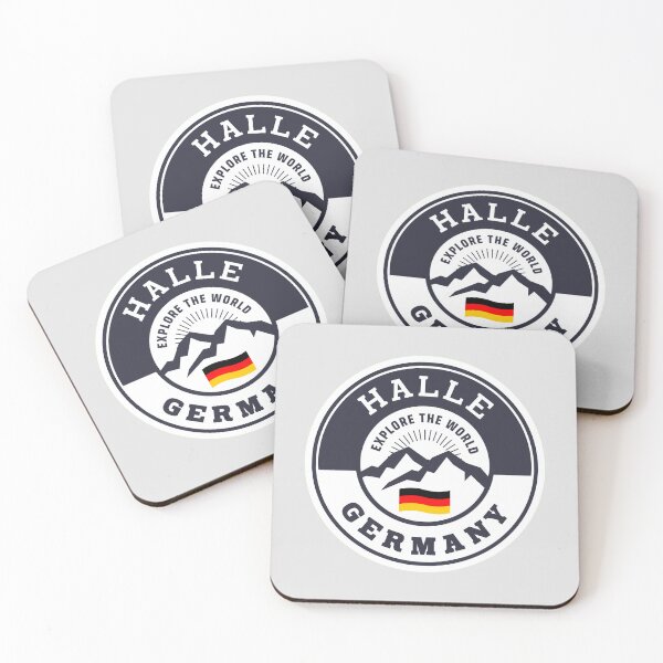 Item preview, Halle Germany Black and White Crest designed and sold by World Designs.