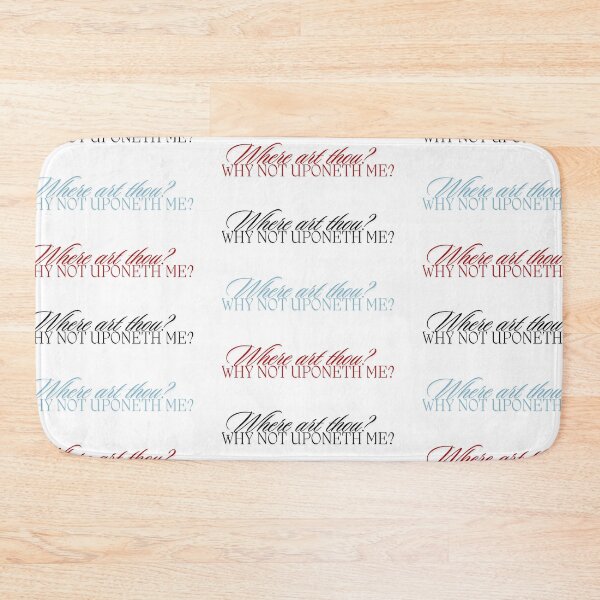Item preview, Where art thou? Why not uponeth me? designed and sold by notastranger.