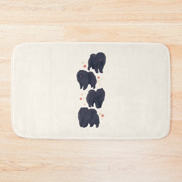 Item preview, black chow chow dogs designed and sold by Artofmayara.