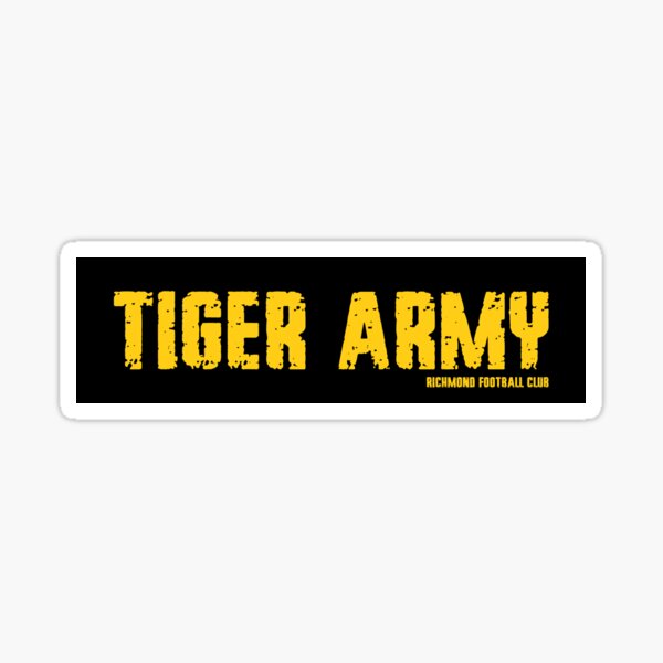 Item preview, Tiger Army Bumper designed and sold by Thunderbelts.