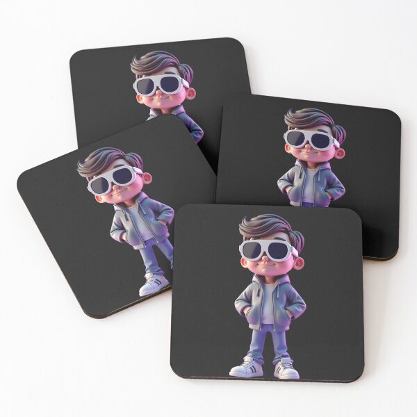 Item preview, 3D Cool Kid with Sunglasses - Street Style designed and sold by eliteandhonor.