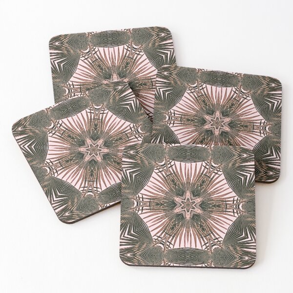 Item preview, PAUSE 2 WONDER Boho Nature Pink Aesthetic Tropical Botanical #131b Kaleidography | Nature Photography Symmetry Art Fusion - ashrawArt Divine Design designed and sold by ashrawArt Designer Boutique Art.