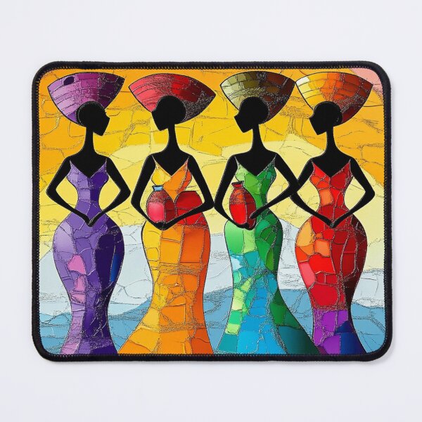Item preview, Four African Women Meeting and Greeting designed and sold by MugsNstuff Live Love Create!.